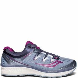Saucony Women's Triumph ISO 4 Running Shoe, Fog/Gr